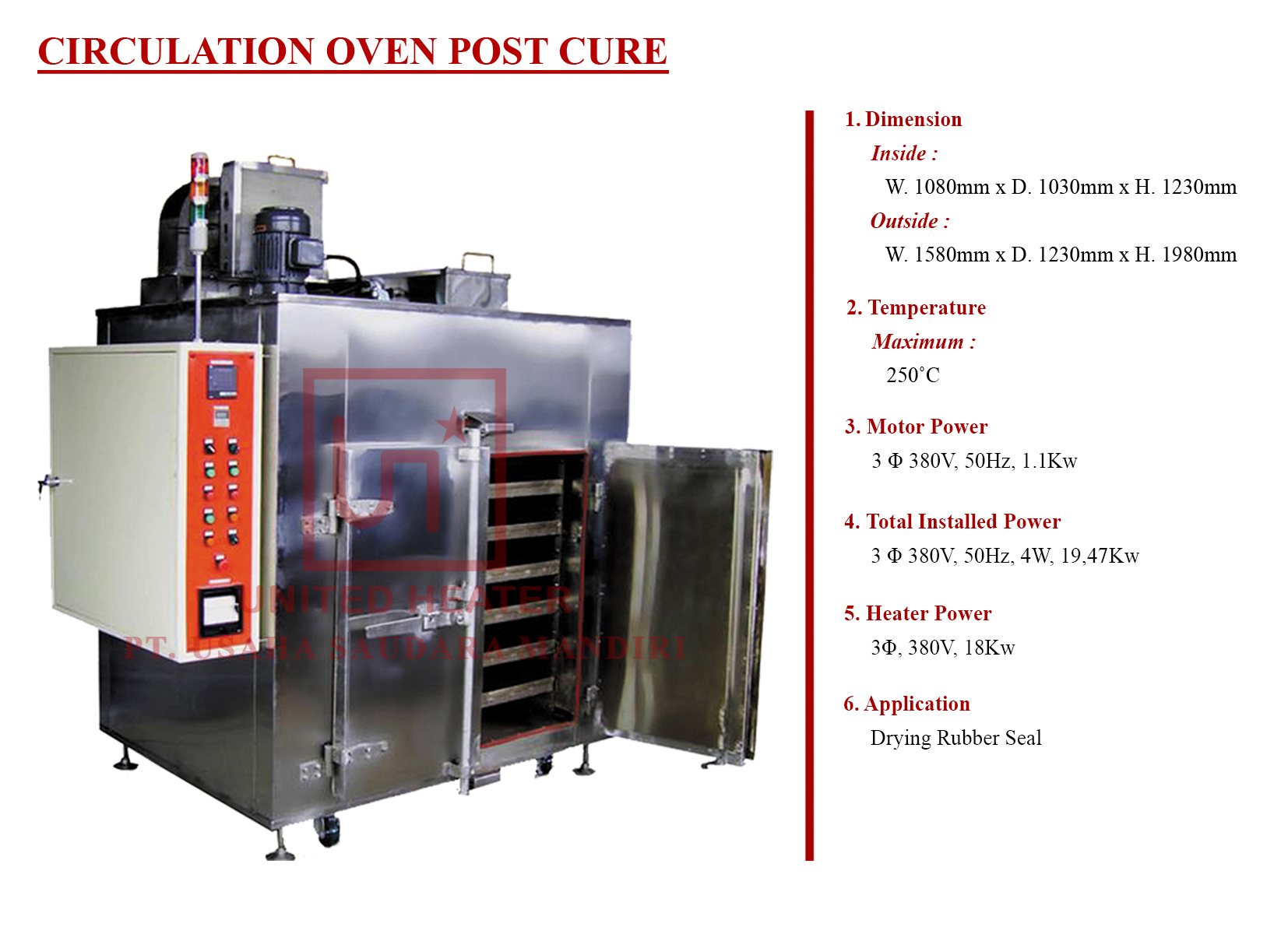 CIRCULATION OVEN POST CURE